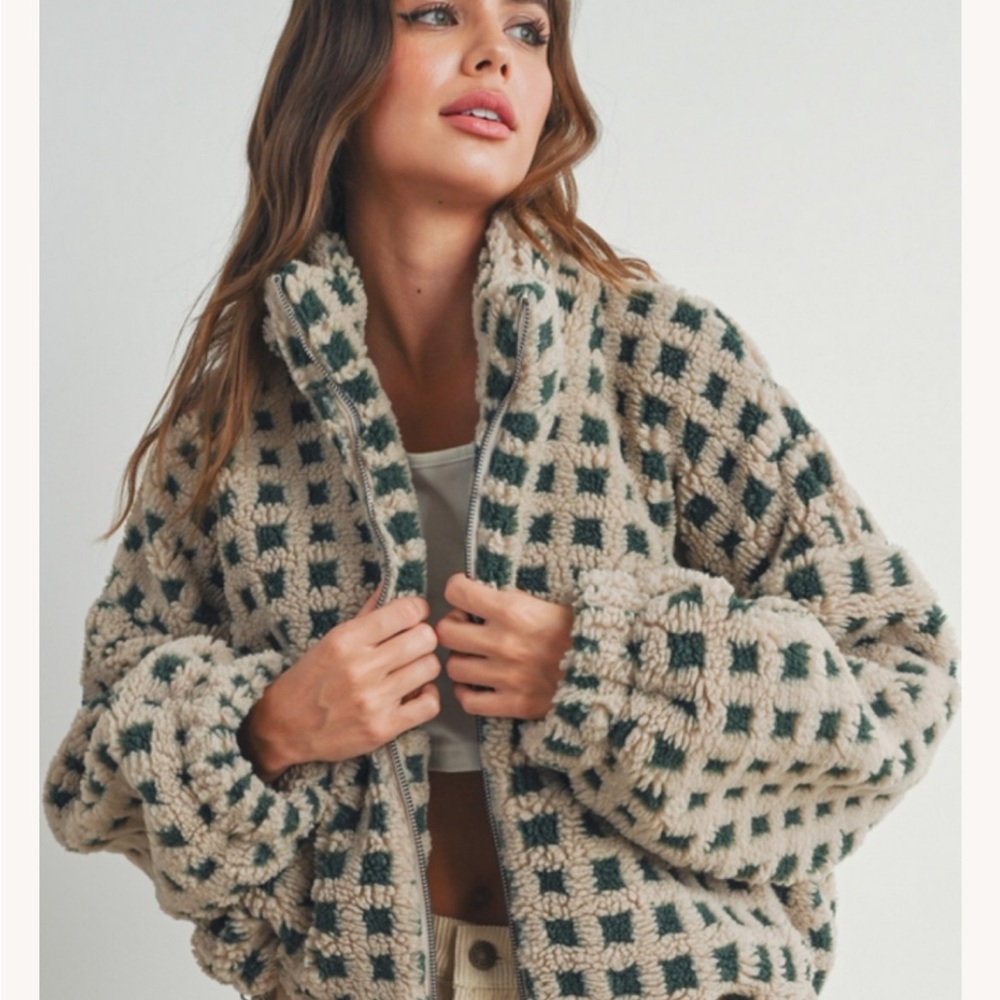 buttermelon sherpa jacket